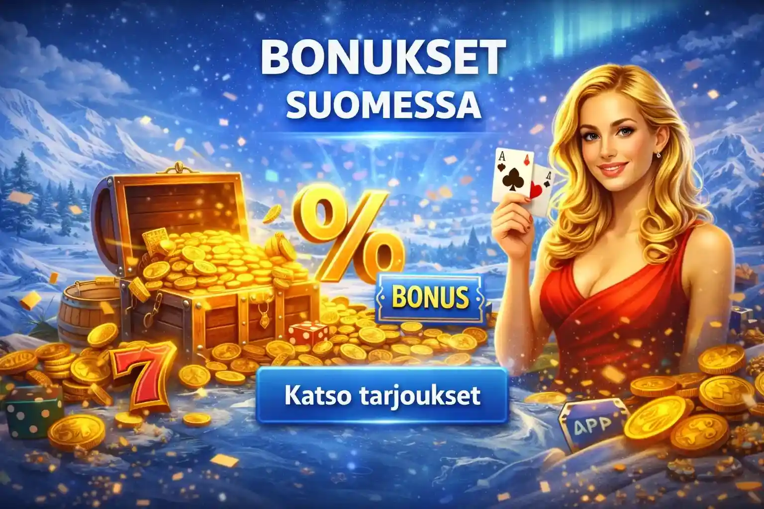 Tervetulobonus ja kampanjatarjoukset suomalaisille pelaajille