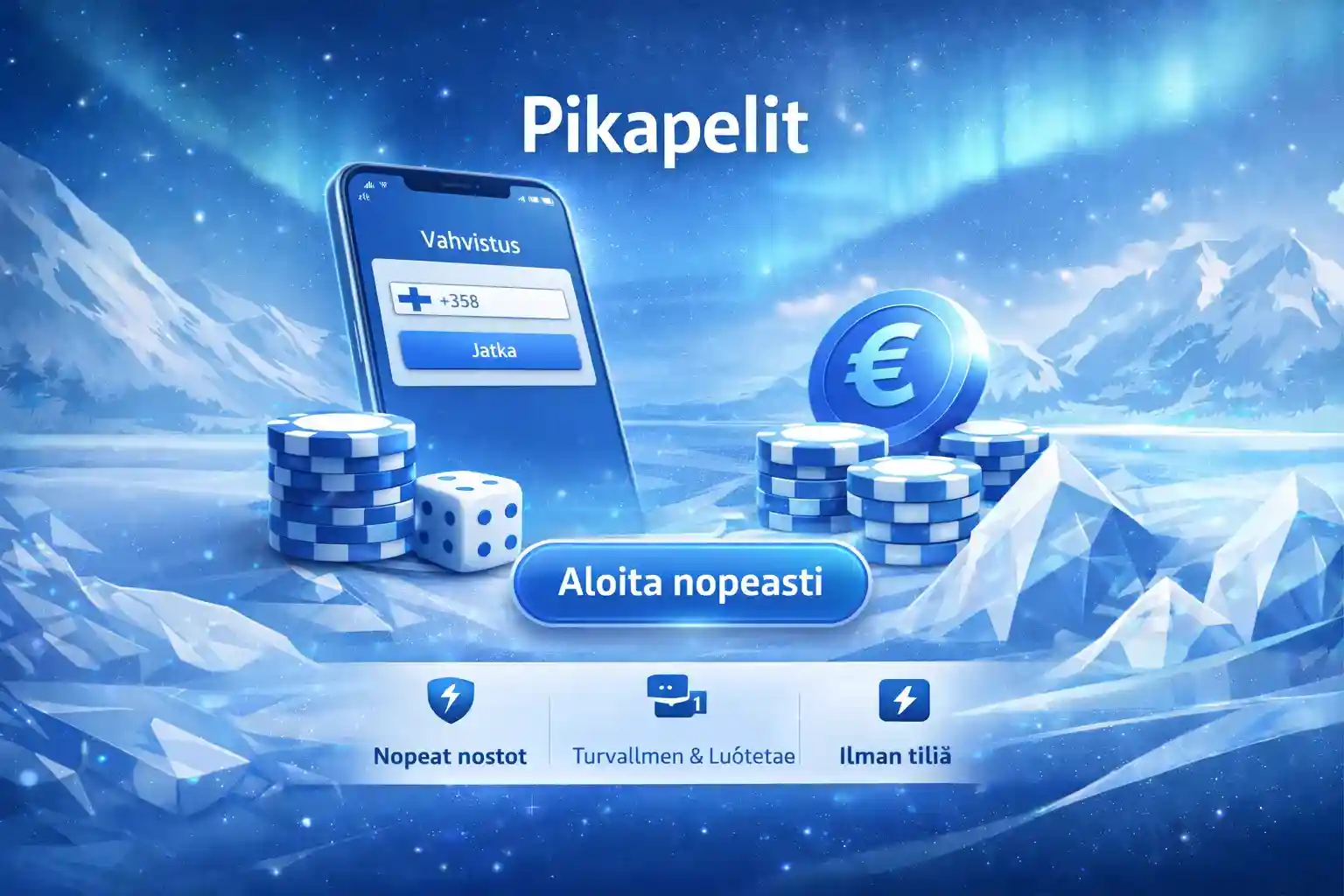 Mobiilissa pelattavat pikapelit ja nopeat nostot Suomessa