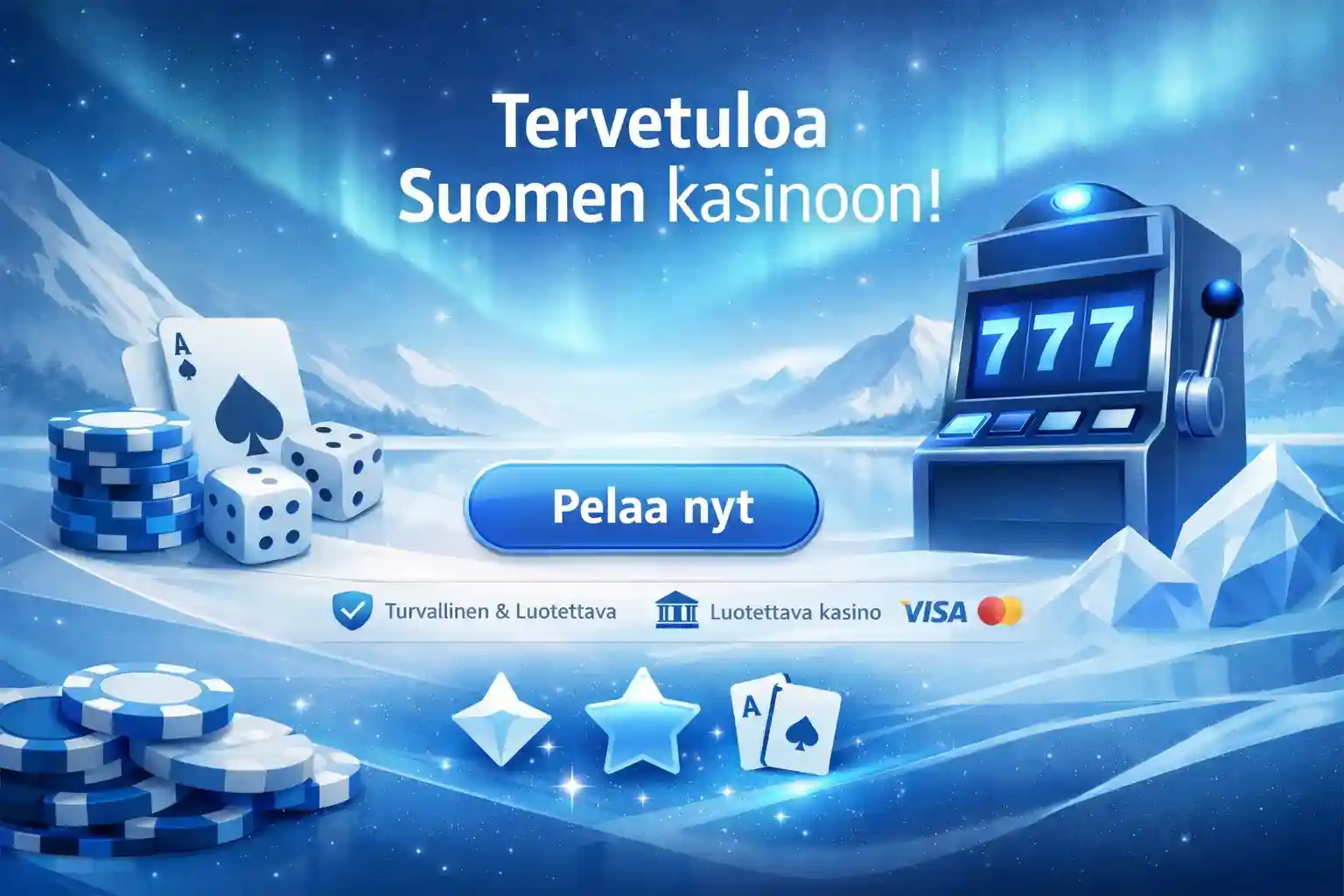 Nettikasino Suomessa kolikkoautomaatilla ja turvallisilla maksuilla