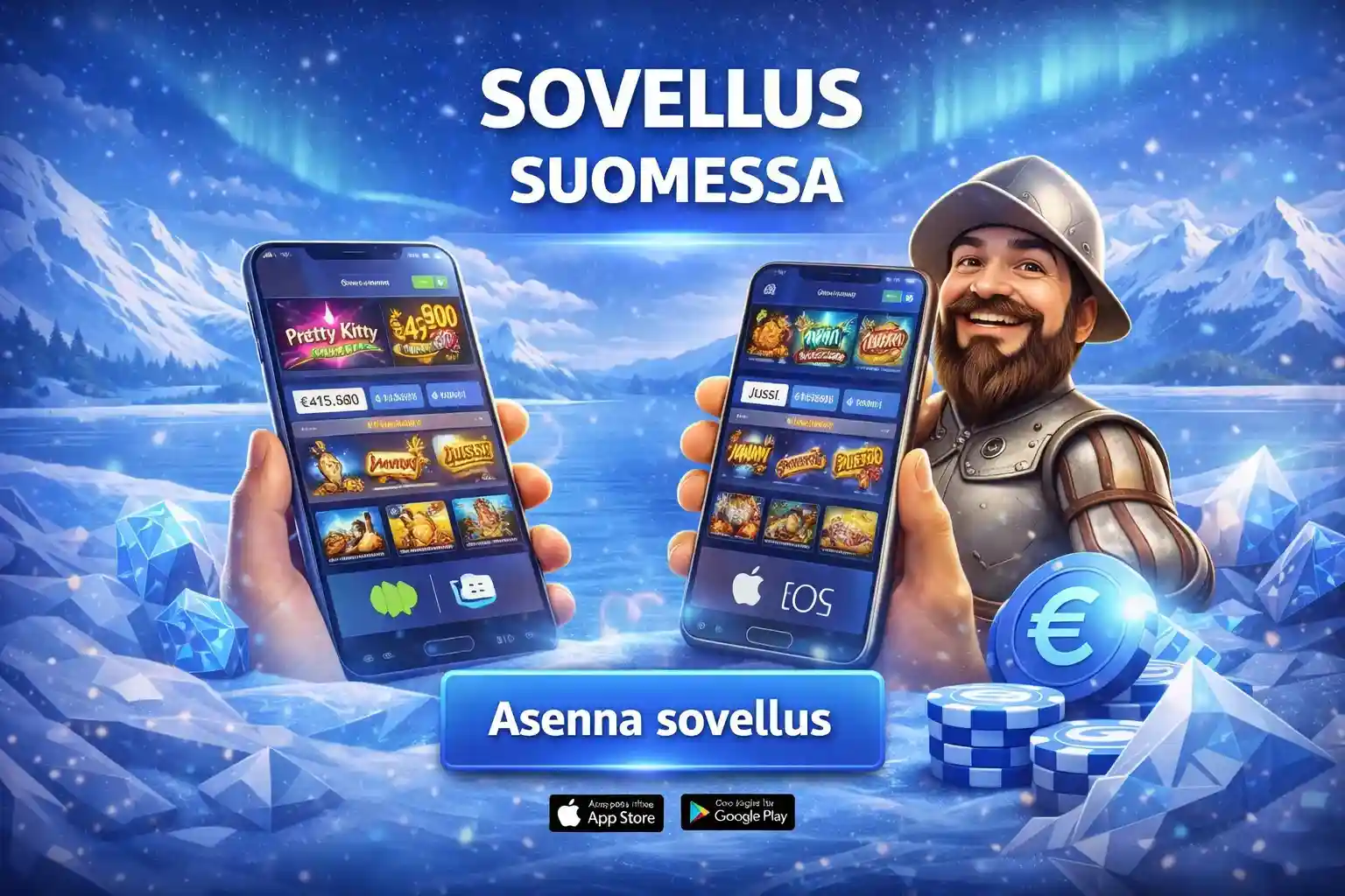 Kasinon sovellus Androidille ja iOS-laitteille Suomessa